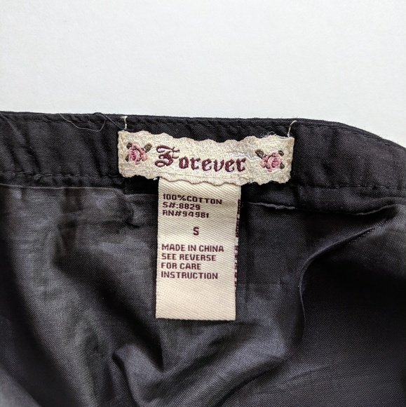 Forever 21 midi embroidered floral skirt - Picture 5 of 5